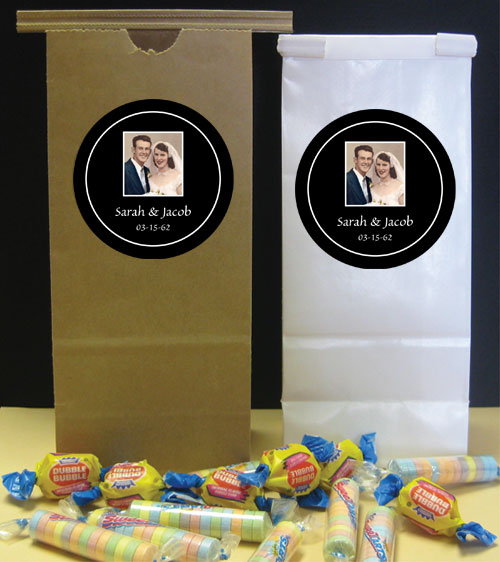 Couple's Photo Party Favor Bag