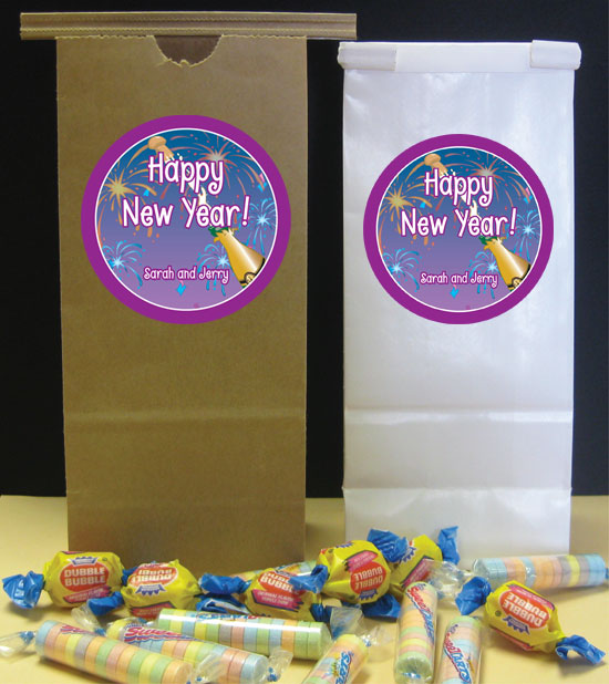 A New Years Eve Toast Party Favor Bag