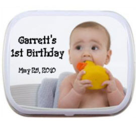 Birthday Photo Mint Tin