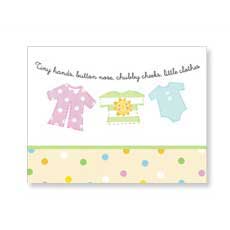 Baby Clothes Invitations