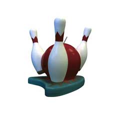 Bowling Molded Candle