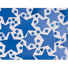 Blue Star Confetti Mix