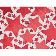 Red Star Confetti Mix