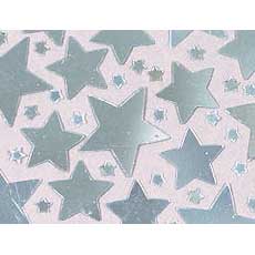 Silver Star Confetti Mix