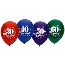 40th Happy Birthday Balloons 12
