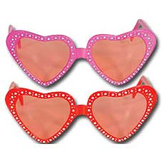 Diamond Heart Glasses