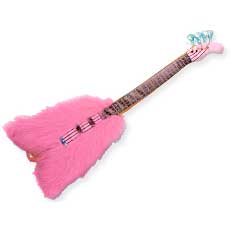 Furry Pink Guitar