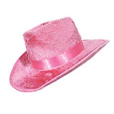 Pink Cowboy Hat w/Band