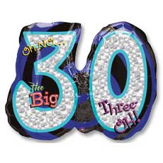 Big 30 Birthday Balloon