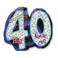 Big 40 Birthday Balloon
