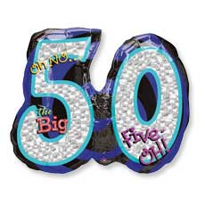Big 50 Birthday Balloon