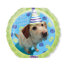 Round Party Pups Balloon