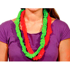 Red & Green Leis             
