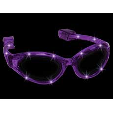 Purple LED Sunglasses