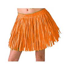 Orange Mini Hula Skirt
