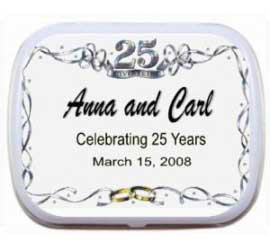 25th Anniversary Party Mint Tin