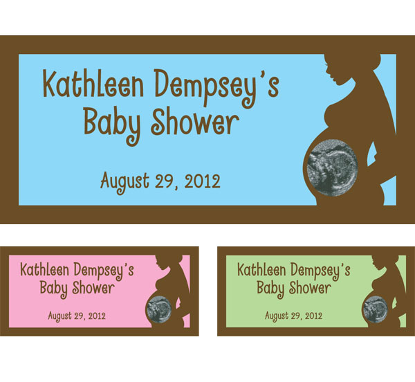 Baby Photo Ultrasound Shower Theme Banner