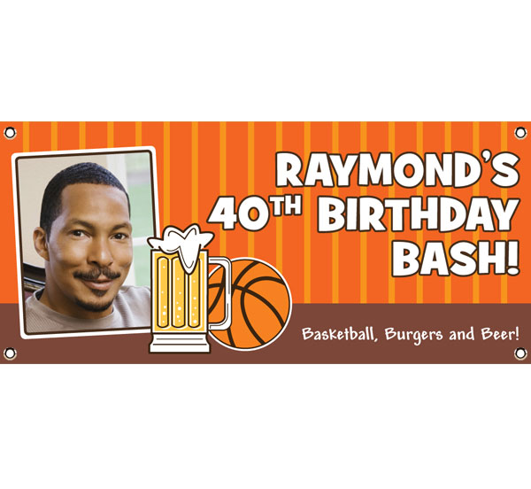 Basketball Celebration Theme Banner