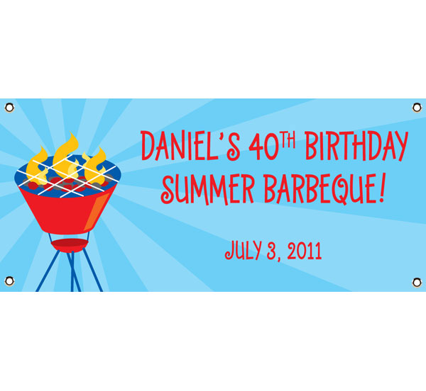 Barbecue Theme Banner