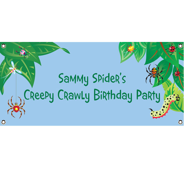 Wriggly Bugs Theme Banner