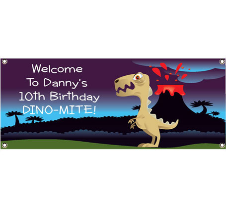 Dinosaur Theme Banner