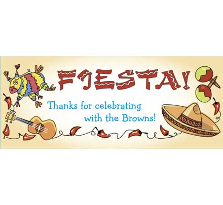 A Fiesta Theme Party Banner