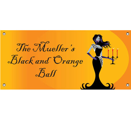 Halloween Ball Theme Banner