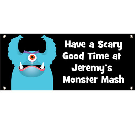 Halloween Monsters Theme Banner