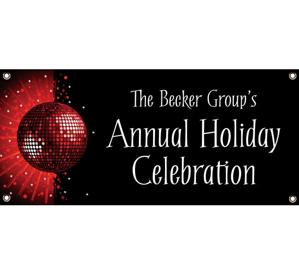 Holiday Party Theme Banner