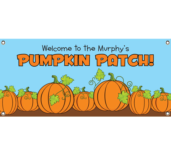Pumpkin Party Theme Banner