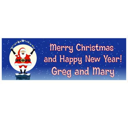 Christmas Santa Magic Theme Banner