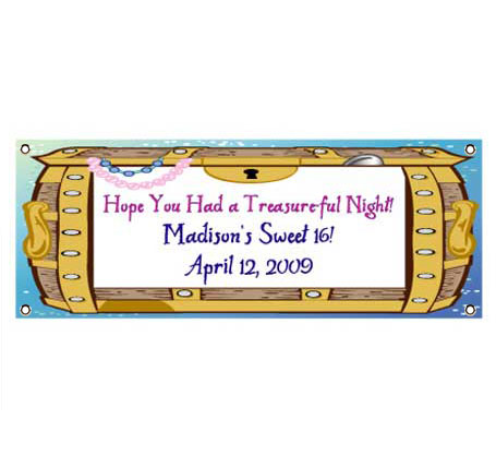Under The Sea Treasure Theme Banner