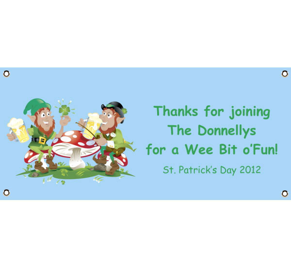 St. Patrick's Day Party Theme Banner