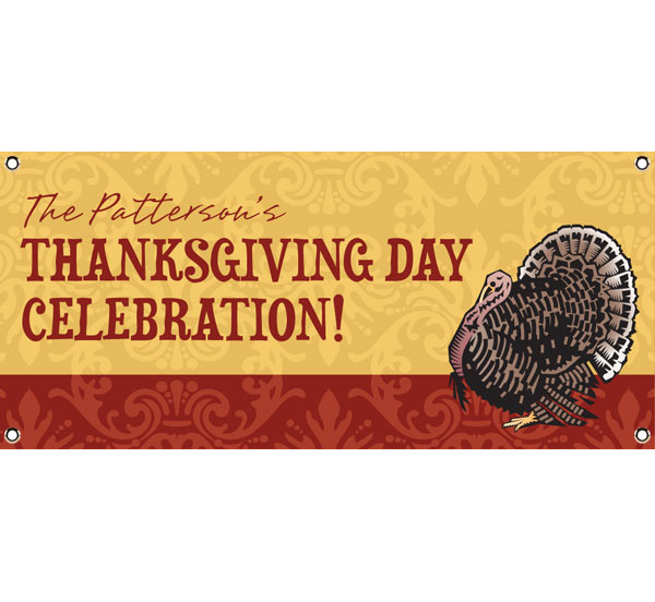 Thanksgiving Turkey Theme Banner