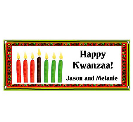 Kwanzaa Kinara Theme Banner