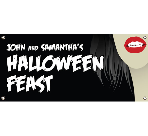 Halloween Vampire Theme Banner