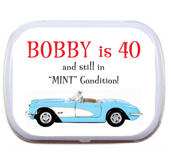 Birthday Car Mint Tin