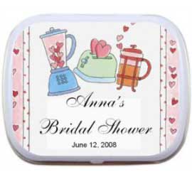 Mint Tin, Bridal Shower Kitchen Theme
