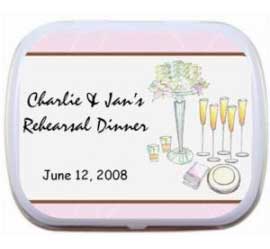 Mint Tin, Bridal Shower Placesetting