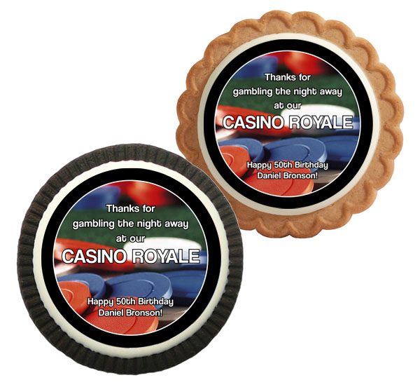 Casino Chips Theme Cookie
