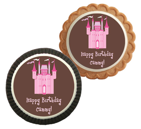 Birthday Castle Theme Custom Cookie