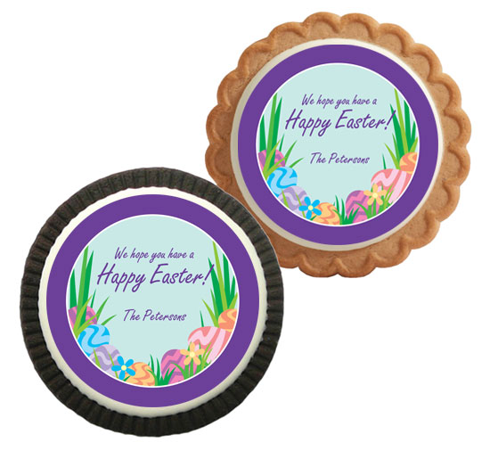 Easter Eggs Spring Theme Cookie