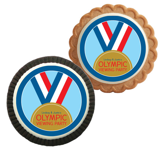 Gold Medal Theme Custom Cookie