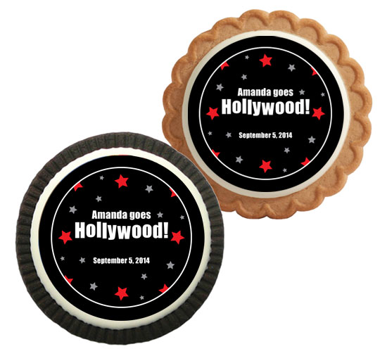 Hollywood Star Party Custom Cookie