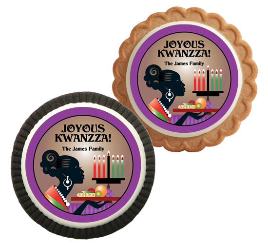 Kwanzaa Celebration Theme Custom Cookie
