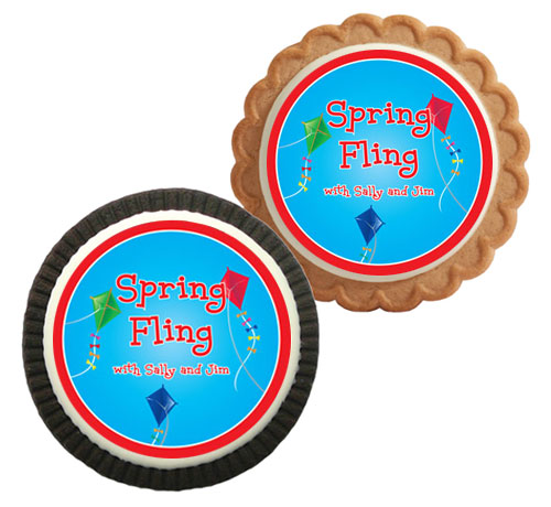 Flying Kites Theme Cookie