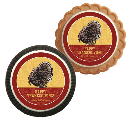 Thanksgiving Turkey Theme Custom Cookie