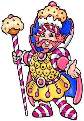 Candyland King Kandy Cutout