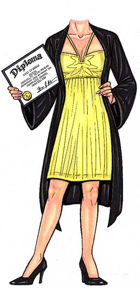 2023 Graduate Female Life-Sized Cutout