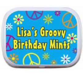 Hippie Retro Mint and Candy Tin